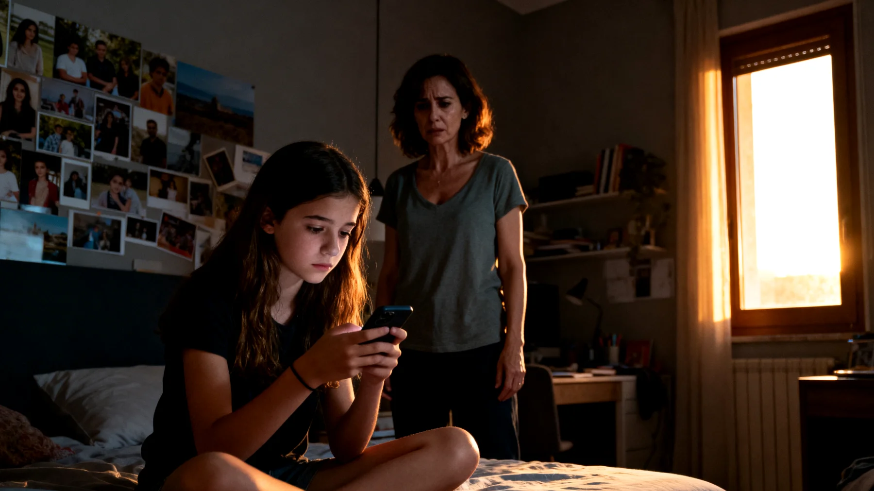Una mamma si sente impotente e preoccupata perché sua figlia adolescente trascorre ore sui social media, condivide contenuti personali con sconosciuti, riceve messaggi inappropriati e si espone a rischi online senza rendersi conto dei pericoli. Ogni tentativo di dialogo si trasforma in conflitto e chiusura."